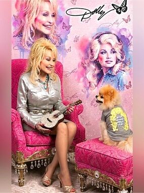 Doggy Parton What Would Dolly Do? T Shirt Gray